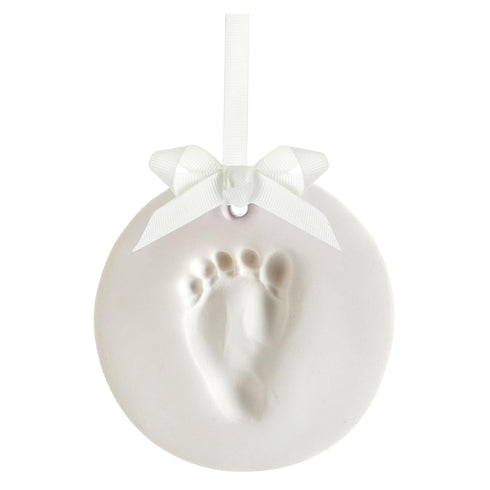 Tiny Ideas DIY No Mess Hanging Christmas Ornament Keepsake Kit, Baby Hand and Footprint Keepsake, Classic Nursery Decor, Ideal Gender Neutral Gift...