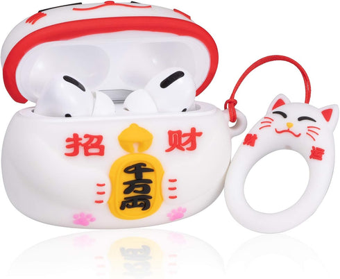 Coralogo Case for Airpods Pro 2019/Pro 2 Gen 2022 Cute,3D Animal Character Silicone Cartoon Airpod Skin Funny Fun Cool Keychain Design Kids Teens ...