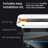 2 Packs for Samsung Galaxy S24 (6.2') Anti fingerprint Screen Protector film,Durable Double Shatterproof HD Tempered Glass Film,with Easy Install ...