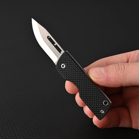 EDC Pocket Folding Knife D2 Steel Blade G10 Anti-Slip Handle for Hunting Fishing Camping Hiking Outdoor Activities Home Improvement, Gifts for Men...
