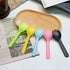 4.3" Mini Disposable Sporks 100ct, Plastic Spork 2-in-1 Utensils, 4 Colors, 25ct Individual Package Per Color - Made by Mavere...
