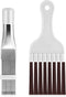 2 Pcs Air Conditioner Fin Comb, Evaporator Radiator Cleaning Brush, AC Coil Cleaner Stainless Steel Fin Comb, Refrigerator Coil Cleaning Whisk Bru...
