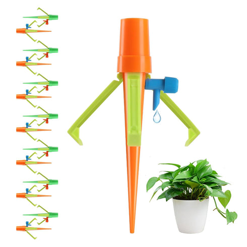 New Self Watering Spikes Plant Watering Devices with Slow Release Control Valve Switch Automatic Watering Drip Devices for Outdoor Plants & Garden...