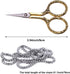 BUTUZE Embroidery Scissors, Exquisite Retro Scissors for Sewing, Stainless Steel Embroidery Sewing DIY Kit for Sewing, Cutting, Art Work, Embroide...