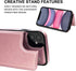 MIDOLA Wallet Case for iPhone 11 with Card Holder Cover Cell Phone Leather Protective Purse 6.1 Inch Rosegold...