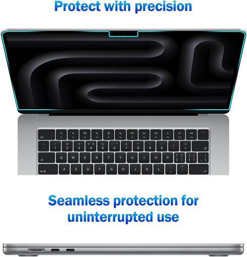 F FORITO 2-Pack Anti Blue Light Matte Laptop Screen Protector Compatible with 2024-2021 MacBook Pro 14 inch M4 M3 M2 M1 Pro/Max, Eye Protection An...