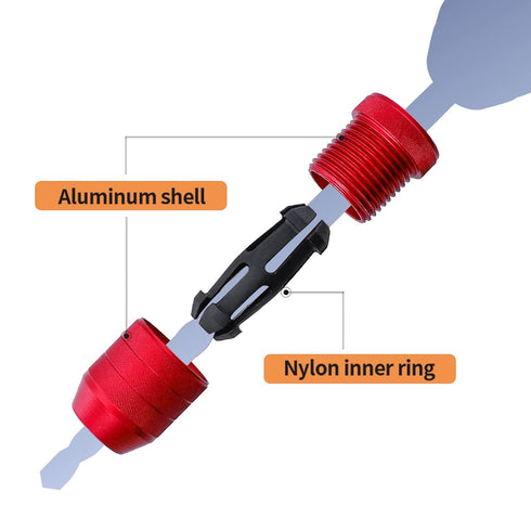 Ruitool Drill Depth Stop for Drill Bits,Adjustable Drill Stop Applicable Size Range 5/64"-3/16",15/64"-7/16",Aluminum Drill Bit Stop Collar Set fo...