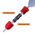 Ruitool Drill Depth Stop for Drill Bits,Adjustable Drill Stop Applicable Size Range 5/64"-3/16",15/64"-7/16",Aluminum Drill Bit Stop Collar Set fo...