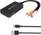 HDMI to RCA Converter, HDMI to AV 3RCA CVBs Composite Video Audio Converter Adapter Supports PAL/NTSC for TV Stick, Roku, Android TV Box, DVD ect,...