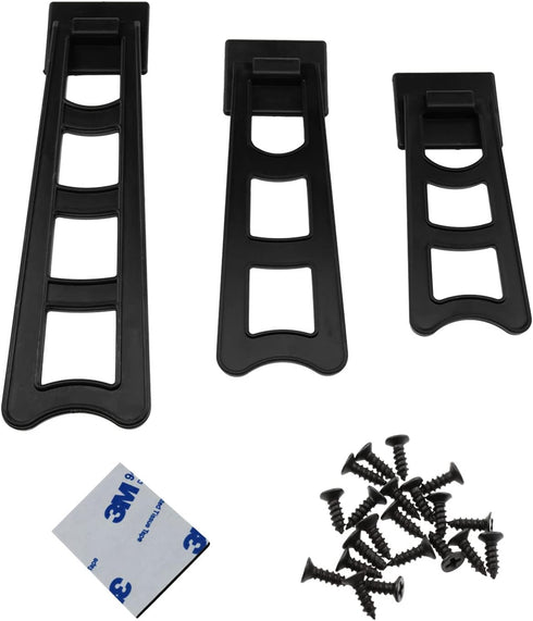 Haidong Picture Frame Easel Back Support Plastic Frame Easel Back Stand 3 Sizes for Photo Frame Supplies -6PCS...