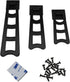 Haidong Picture Frame Easel Back Support Plastic Frame Easel Back Stand 3 Sizes for Photo Frame Supplies -6PCS...