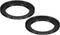 PATIKIL 40.5mm-52mm Metal Step Up Ring, 2 Pack Camera Lens Filter Adapter Ring Aluminum Filter Adapter Ring for Camera Lenses Hood, Black...