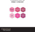 Spectrum Noir Classique Blend Alcohol Marker Dual Nib Pens Set-Pinks-Pack of 6...