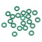 uxcell Fluorine Rubber O-Rings, 6mm OD 3mm ID 1.5mm Width FKM Seal Gasket for Vehicle Machinery Plumbing, Green, Pack of 20...