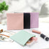 Snap Closure Organizer Pouch, 4pcs Pocket Cosmetic Bag For Women Portable Waterproof Leather No Zipper Self-Closing Travel Storage Bag Mini Pu Lea...