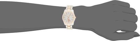 U.S. Polo Assn. Women's USC40263 Analog Display Analog Quartz Two Tone Watch...