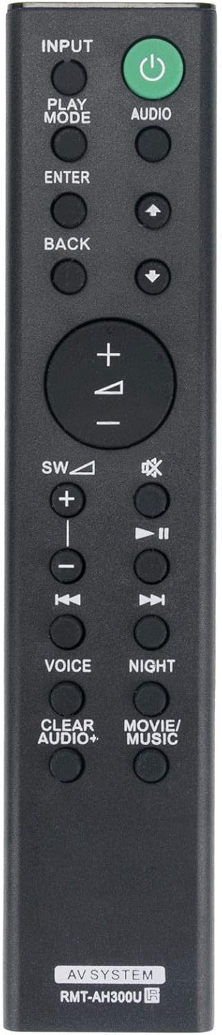 ALLIMITY RMT-AH300U Remote Control Replacement for Sony Sound Bar HTCT290 HT-CT290 HTCT291 HT-CT291 RMTAH300U SA-CT290 SA-CT291...