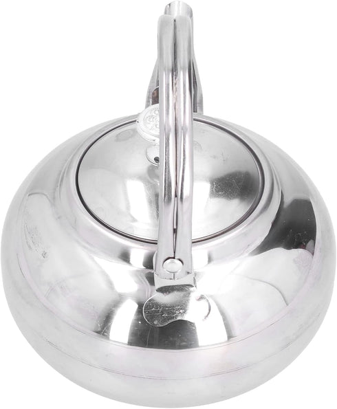 Tea Kettle Stainless Steel Coffee Pot Stove Top Teapot Tea Coffee Pot Kettle for Kitchen Cafeteria Hotel Restaurant (14cm)...