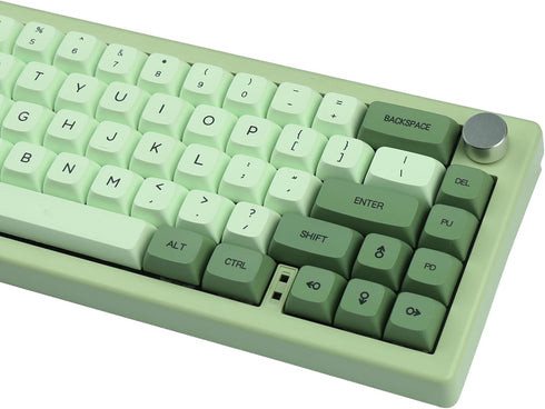 Happy Balls XDA Profile Keycaps Matcha PBT Dye Sub Custom Cherry MX Keycap Set US Layout Key Caps for 61 65 68 75 84 87 96 98 104 108 MX Switches ...