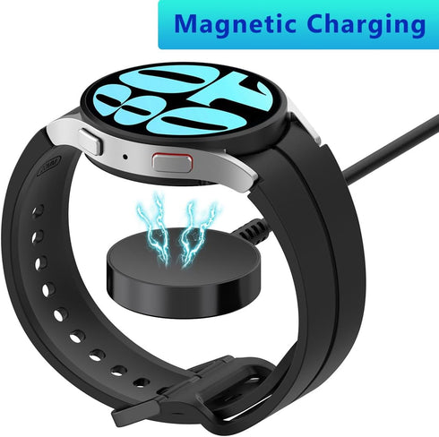 Charger for Galaxy Watch 5 Pro, USB C Watch Charger Cable Compatible with Samsung Galaxy Watch 6 Classic/6/5 Pro/5/4 Classic/4/3/Active 2 - Black,...