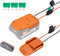 Power Wheel Adapter for Ridgid AEG 18V Hyper li-ion Battery with Fuse & Wire terminals, Power Connector for Rc Car, 14 Gauge Robotics, Rc Truck, D...