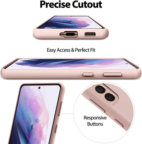 GOOSPERY Liquid Silicone Case for Galaxy S21 Plus (6.7 inches) Silky-Soft Touch Full Body Protection Shockproof Cover Case with Soft Microfiber Li...