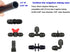 10pcs Drip Irrigation Tubing Fittings, In-Line Barbed Switch Valve For 1/2 Inch Drip Tubing(1/2" ID x 0.65" OD), Shut-Off/On Water Flow...