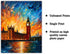 Bestbuddy Pet 11X14 Unframed Starry Night Van Gogh Inspired House of Parliament Elizabeth Tower Big Ben London United Kingdom Landmark Europe Trav...