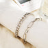 Silver Chunky Chain Ankle Bracelet Dainty Cuban Link Chain Anklet Minimalist Paperclip Chain Anklet Beach Barefoot Sandals Foot Jewelry for Women ...