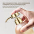 Stainless Steel Soap Brushed Nickel Dispenser Pump Replacement Bathrooom Countertop for Hand Wash &Soap, kitchen dish soap, syrup (Gold+Brushed Ni...