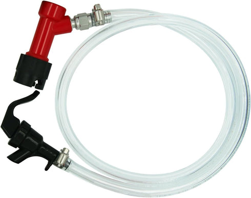 PBT Pin-lock MFL keg quick Disconnect Set with Swivel Nuts (2) 5/16 Gas, 1/4 Liquid and clamp by PERA...