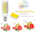 10W E12 LED Corn Light Bulb(4 Pack)E12 Dimmable 100 Watt Equivalent Bulb 1000LM 6000K Chandelier Bulbs Decorative Candle E12 Base for Home Lightin...