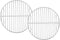 TeamFar Round Cooling Rack Set of 2, 9 Inch Round Baking Steaming Roasting Rack Set Stainless Steel, Healthy & Dishwasher Safe, Mirror Finish & Ru...