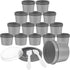 30 Set Plastic Cream Jars with Lids Spoons 3.4oz/100ml Refillable Cosmetic Pot Jars Leakproof Empty Travel Jar Concentrate Containers for Lotion F...