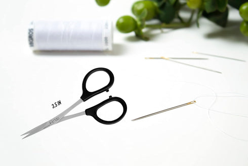 Embroidery Scissors Straight 3.5 in - Stainless Steel with Nylon Handle...