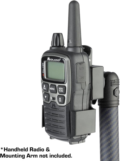 Bulletpoint Aluminum Two-Way Handheld Radio Walkie-Talkie Holder with 20mm Ball Mount...