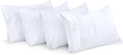 Utopia Bedding King Pillow Cases - 4 Pack - Envelope Closure - Soft Brushed Microfiber Fabric - Shrinkage and Fade Resistant Pillow Covers King Si...