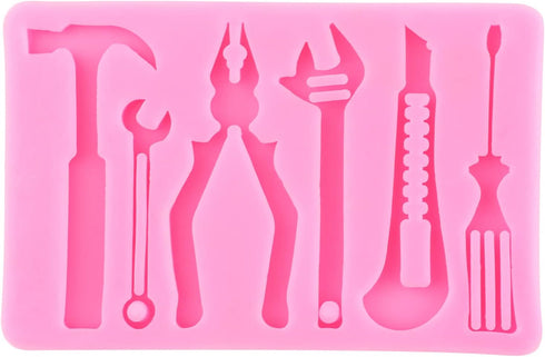 Hand Tools Silicone Molds Construction Tool Fondant Mold For Cake Decorating Cupcake Topper Chocolate Candy Gum Paste Polymer Clay...