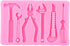 Hand Tools Silicone Molds Construction Tool Fondant Mold For Cake Decorating Cupcake Topper Chocolate Candy Gum Paste Polymer Clay...
