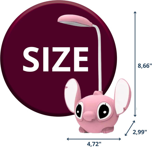 Pink Cartoon Kids Desk Lamp – Night Table Lamp Cartoon Figural Cute Table Lamp for Kids Bedroom Girls Night Lamp for Bedroom Lights Lamp Kids Room...
