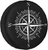 14 Inch Spare Tire Cover Weatherproof Sun Protection Wheel Tire Cover Universal Fit Trailers RV SUV Truck Camper Travel Compass...