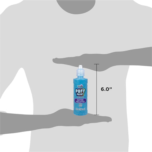 TULIP Puff Paint Glitter Blue 4 Fl Oz (Pack of 1)...