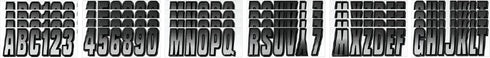 Hardline Products Series 300 Factory Matched 3-Inch Boat & PWC Registration Number Kit, White/Black - WHBKG300...