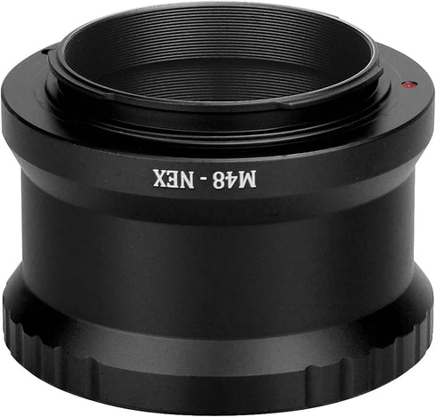 SVBONY SV196 Camera Adapter Wide M48 to NEX E-Mount Ring Adapter Compatible with Sony NEX Alpha Body Camera...