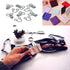 180 Sets Sew-On Snap button - 8mm & 10mm Sewing Snaps,Baby Snaps for Clothing,Shirt,Doll,Diapers,DIY craft...