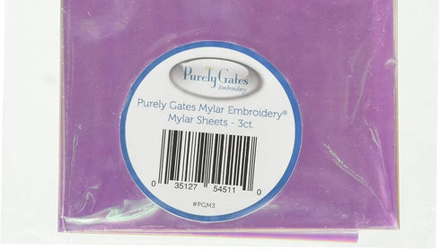 Purely Gates Mylar 18x30 embroidery sheet (Pack of 1)......