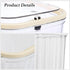 Clear Coffee Pod Holder with Lid, Coffee Pods Storage for Counter, Small Food Storage Organizer Bins, Clear Plastic Bins for Pantry, Kitchen, Cabi...