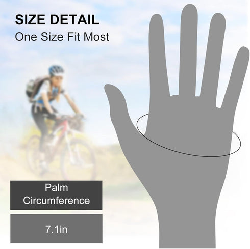 Accmor Leather Punk Gloves Fingerless Gloves for Women Driving Cycling Sports Cosplay Performance Half Finger Gloves for Women Teens Kids...