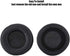 V BESTLIFE 1 Pair Universal 100mm Headphone pad Replacement pad, Soft Foam Cushion Noise Reduction Headset Cover Case,Made from Protein Leather,Bl...