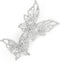 ELABEST Butterfly Rhinestone Brooch Shining Crystal Badges Bling Novelty Pins for Jackets Skirt Wedding Bridal Bridesmaid Costume Jewelry Accessor...